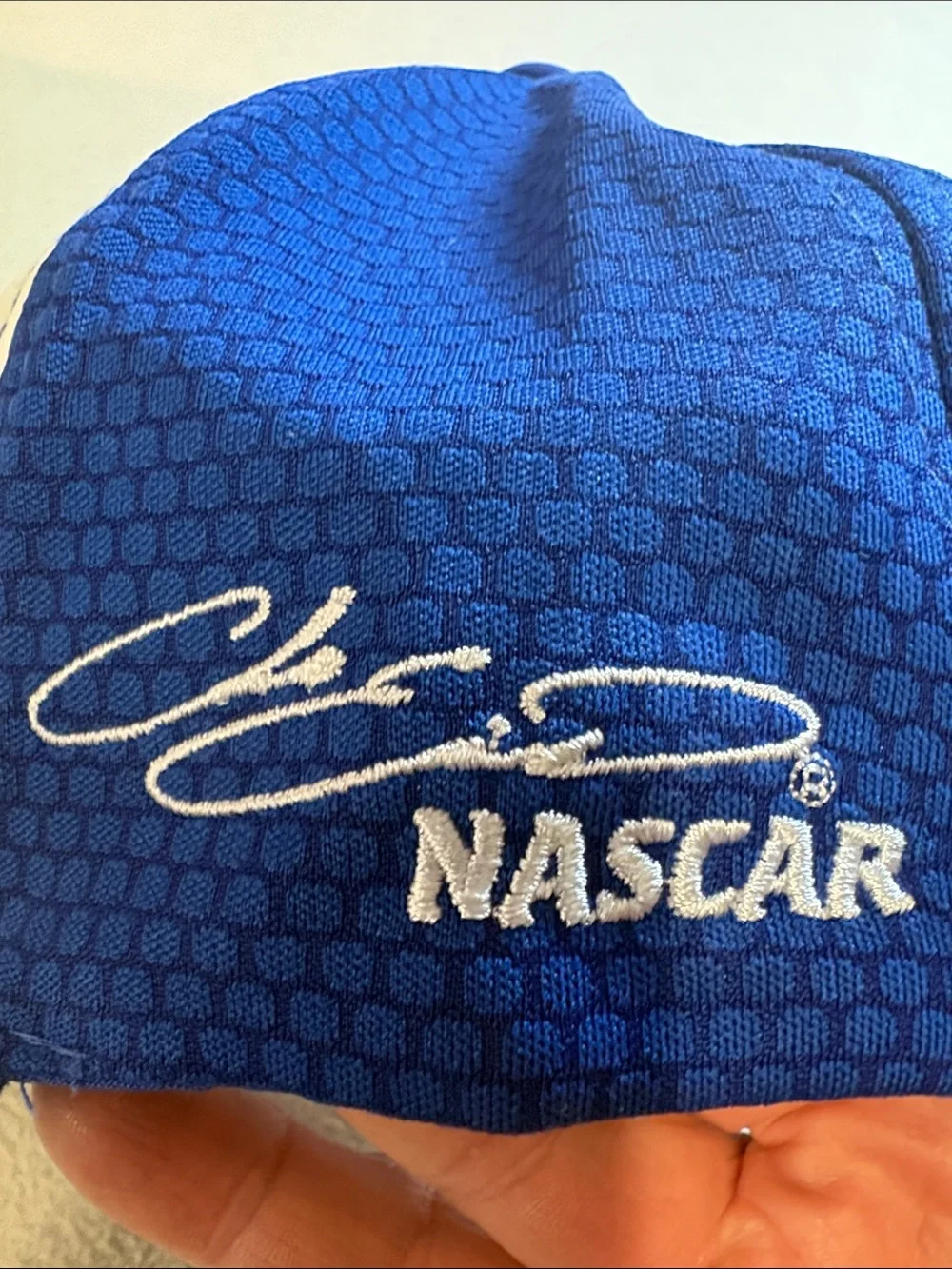 Nascar NAPA Racing Blue and White Trucker Hat